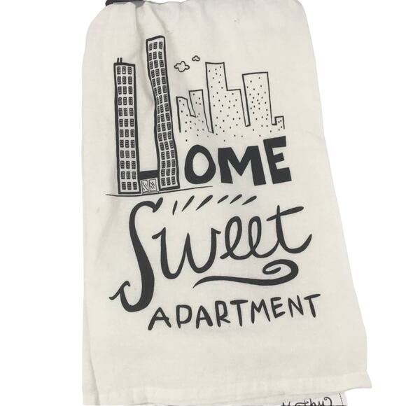 "Home Sweet Apartment" Kitchen Decorative Towel - Picture 2 of 2